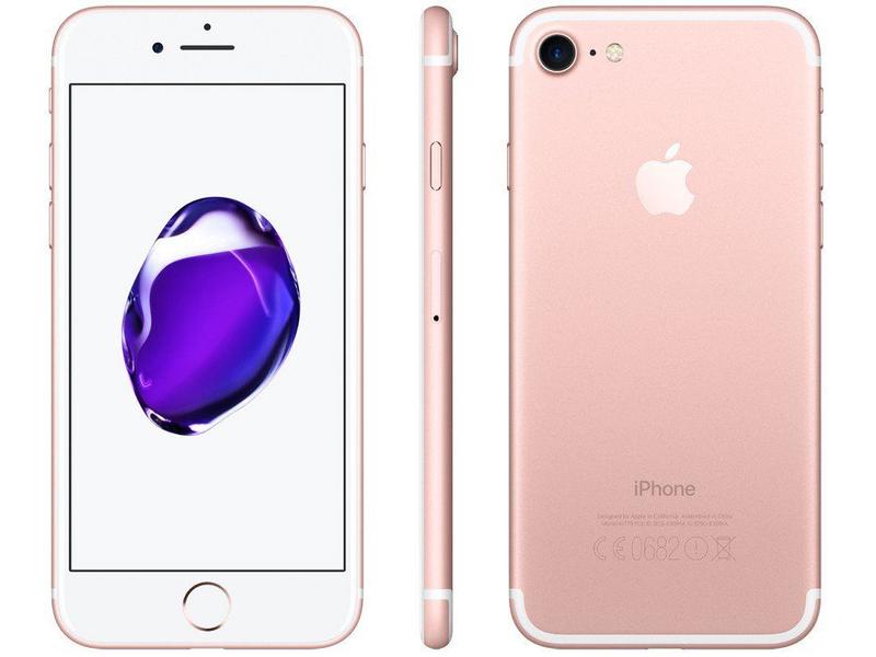 iPhone 7 Apple 128GB Ouro rosa 4,7” 12MP - iOS - iPhone - Magazine